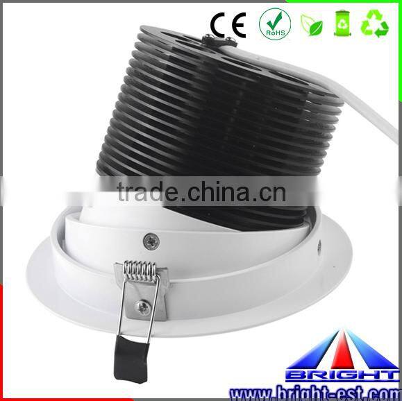 Degree dimmable led light ceiling, COB led smd downlight 15W for indoor and outdoor