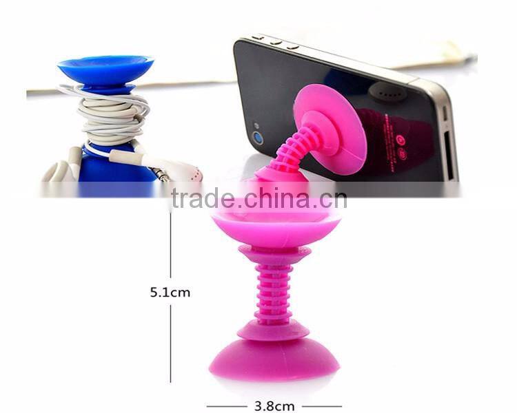 mobile phone holder/stand/silicone phone sucker