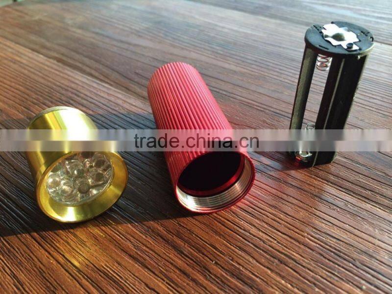 Most popular aluminum promotional Mini 9 led flashlight