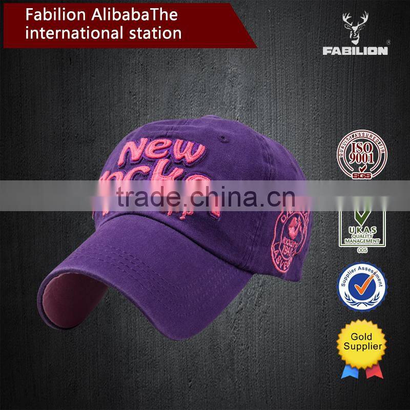 2015 high quality 100% cotton Spring Big head embroidered for cotton cap