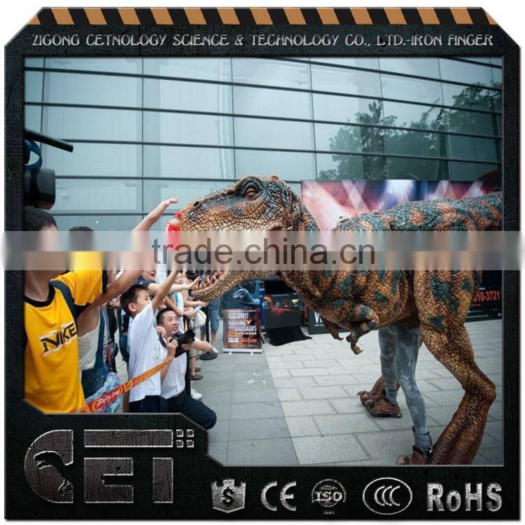 Cetnology V-100 -make foam realistic dinosaur velociraptor costume for sale