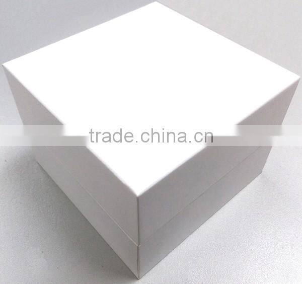 White color customized watch gift box for luxury men watch