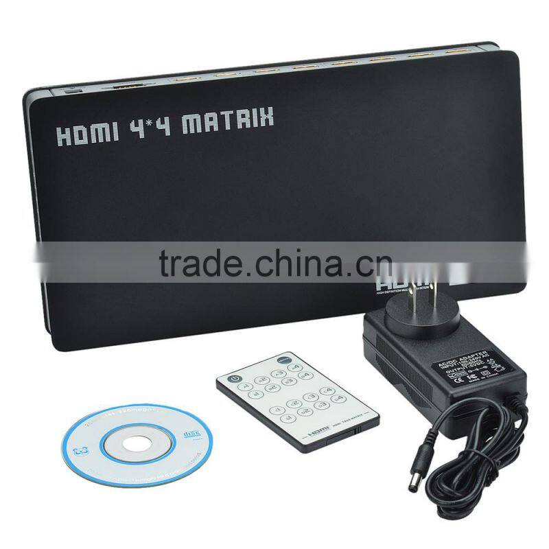 Full HD hdmi matrix Including Remote Control and Power Supply