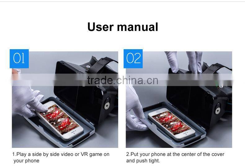 Hot Sale Virtual Reality Google Cardboard Active 3D Video Glasses Oculus Rift