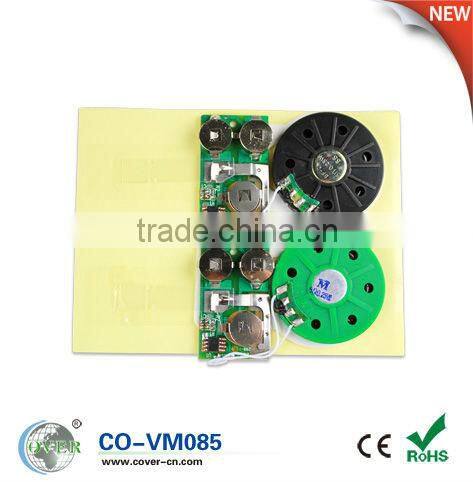 Hotsale Slide switch sound Module Voice chip for greeting card and bootlet