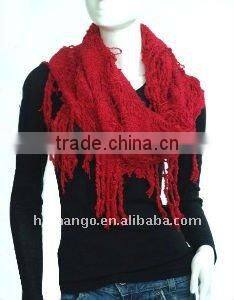 Latest fashion 2016 lady winter big size Knitted Wrap Shawls