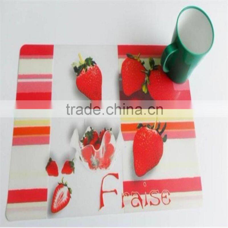 water-proof colorful printing pp placemat