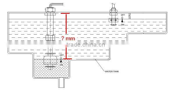 PP magnetic Float level sensor switch