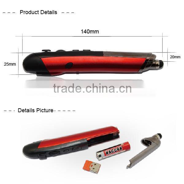 New USB laser presentation pen for teachers and business men Shenzhen factory