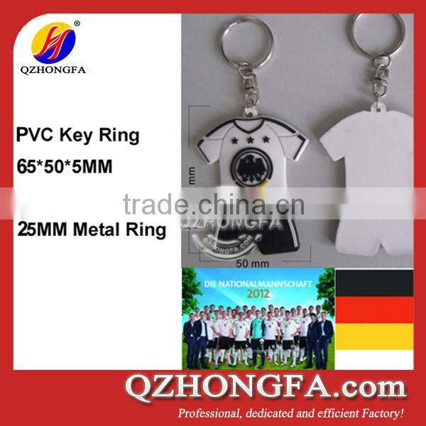 2014 Brazil World Cup Brazil T-shirt 3D PVC Key Ring