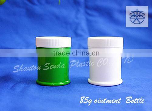 ointment jar with lid, plastic ointment container, ointment container with cap