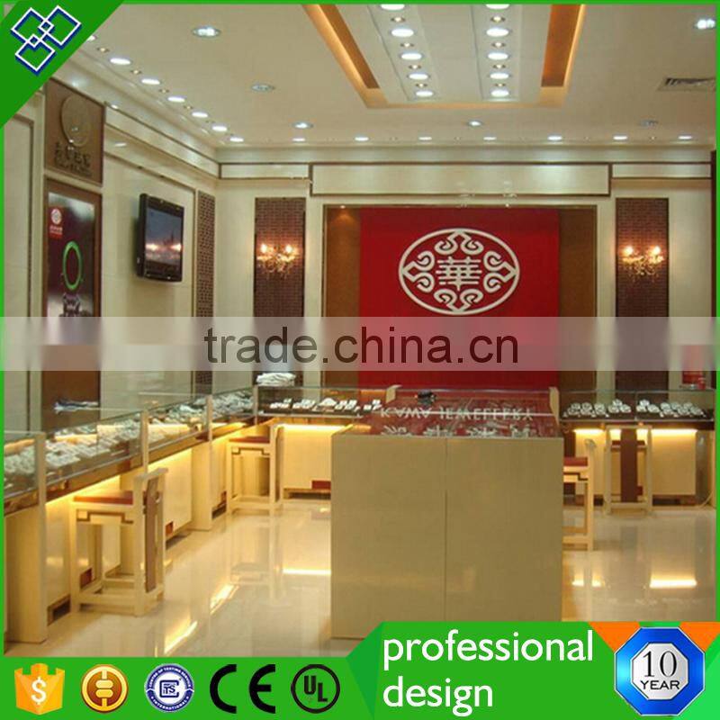 2016 Classical jewelry showroom shop counter display design