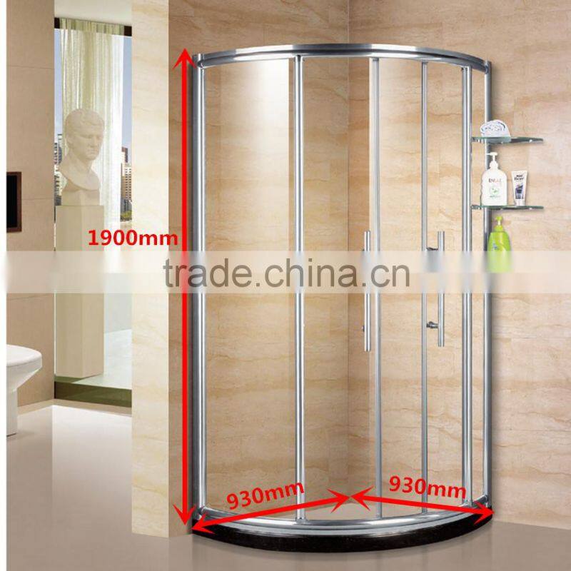 sanitary shower corner sliding shower room S8021