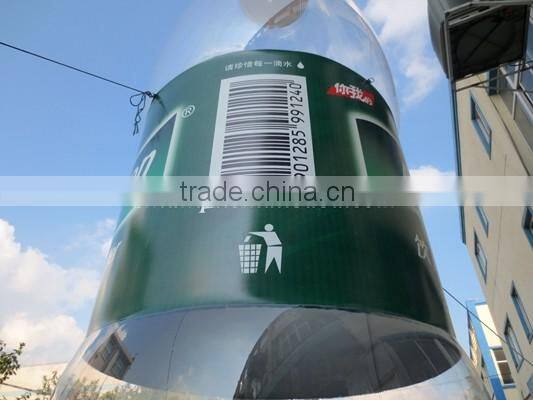 Outdoor Gaint Water Bottle Model Inflatable Advertising Bottle