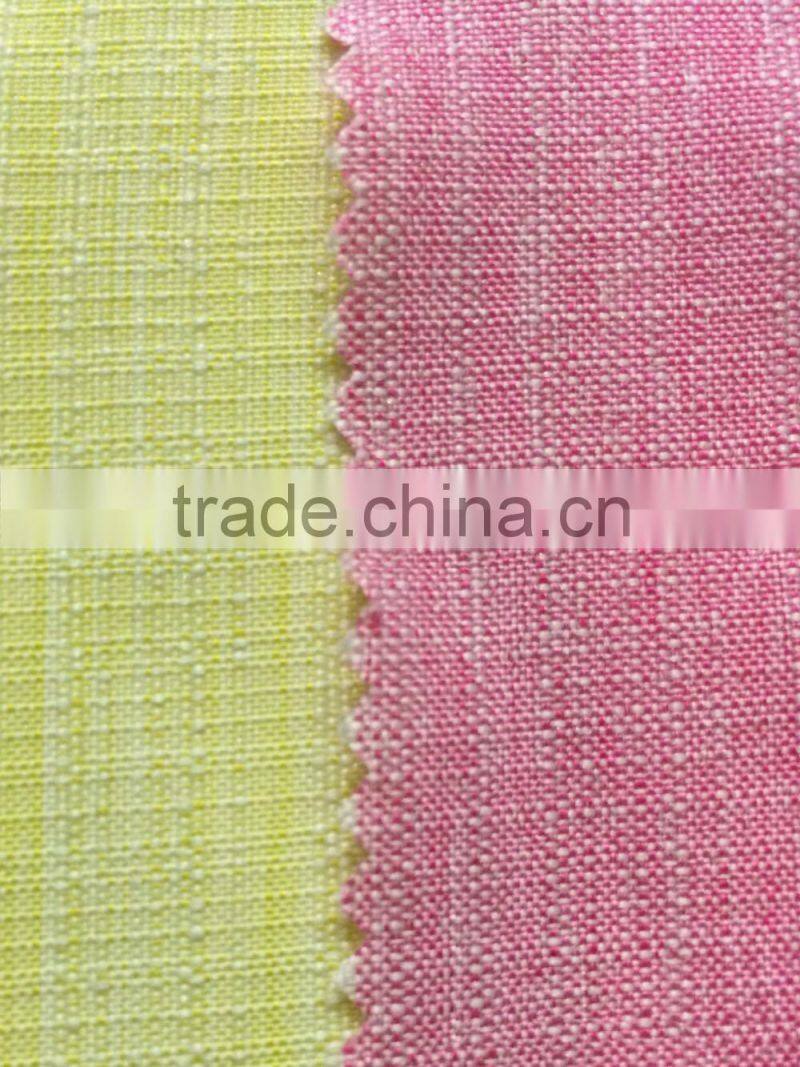 Wholesale High-end Linenette 100% Polyester Fabric