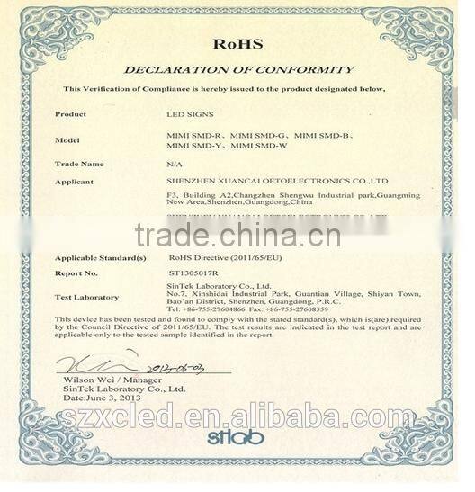 Red 18 inch LED waterproof led gas station price sign