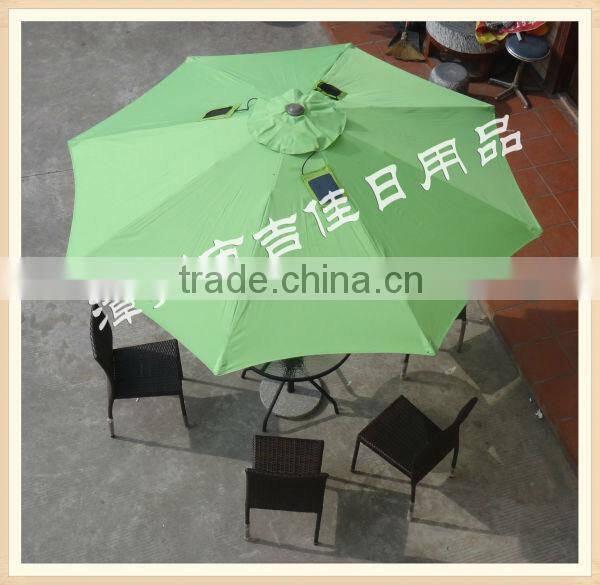 Use for phone,pad,tablet pc charging USB solar charger umbrella