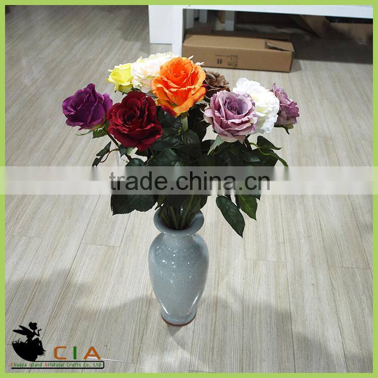 Hotsale Table Wedding Decoration Artificial Flowers , Wedding Decoration Flower Stand