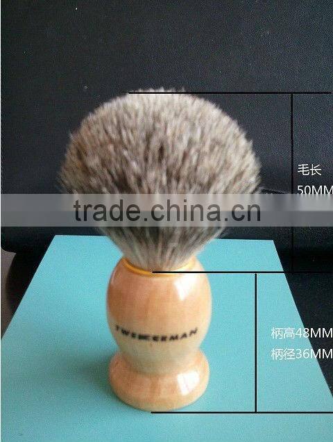 High-grade Stock Men Badger hair brush shaving wooden handle beard brush