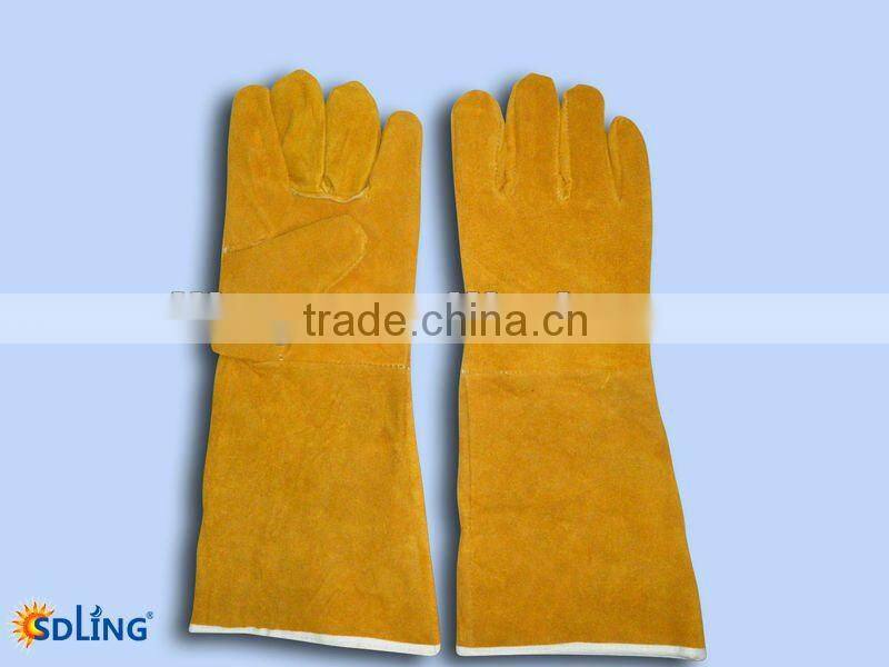 Lining Cow split leather welding glove