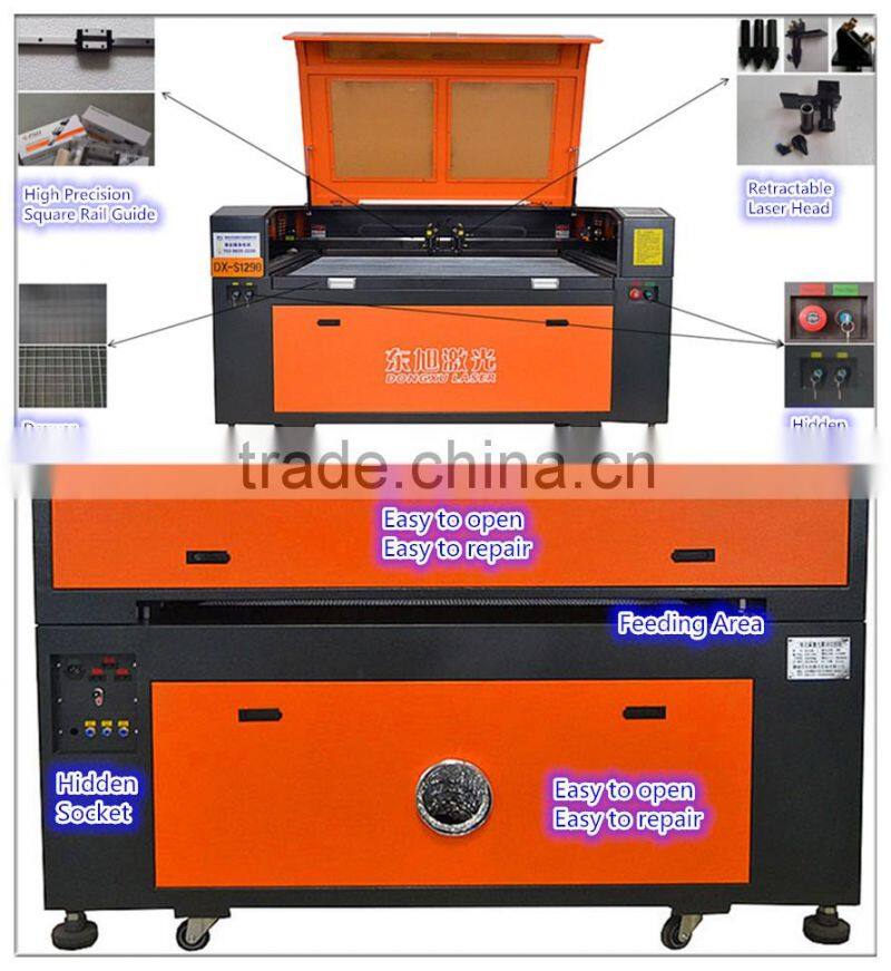 12090 double heads 60w laser sculpture machine