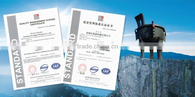 steel plate clean machine/shot blast