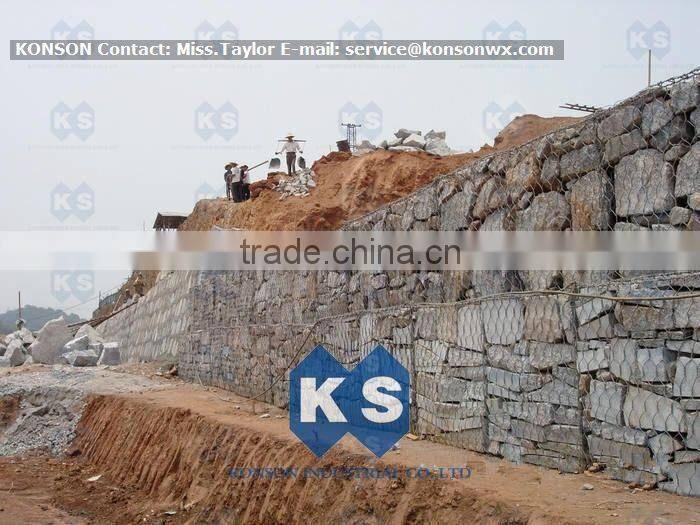Galvanized Gabion/Gabion Basket/Gabion Containment Price