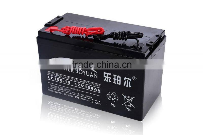 Powerful 12v 100ah Solar System Usage MF Battery