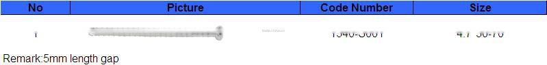 JINLU fully stocked pure titanium/titanium alloy femur & reconstruction interlocking nail, bone nail, titanium nail