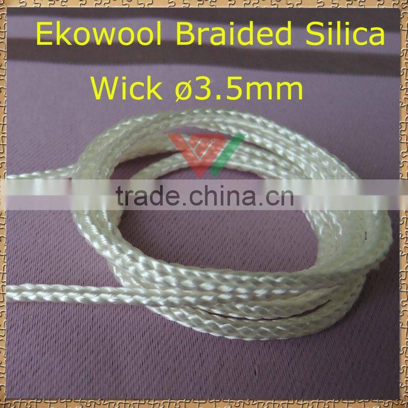 Manufacturing Price Braided Ekowool Silica Cord 1.0mm