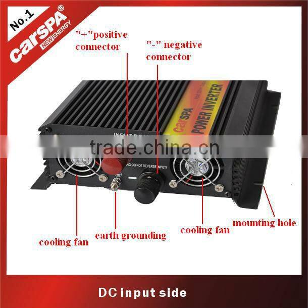 1500 watts voltage converter with double AC output 48v 110v