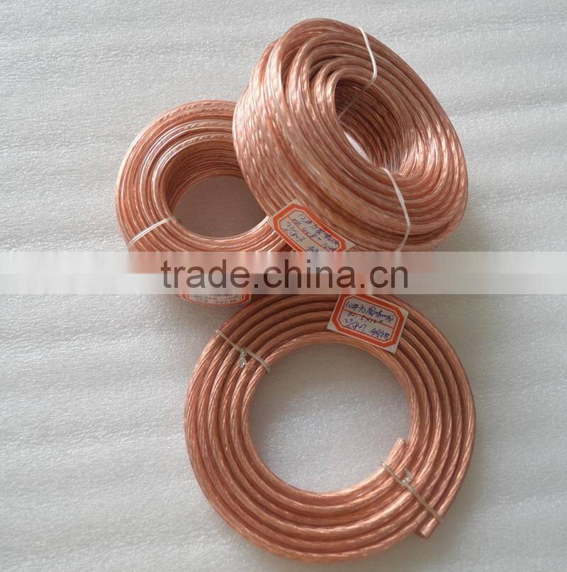 Good Quality for china supplier with Copper clad aluminum conductor transparent PVC insulation speaker wire speaker cables