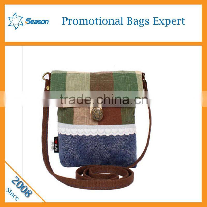 Cheap wholesale messenger bag canvas shoulder long strip bag