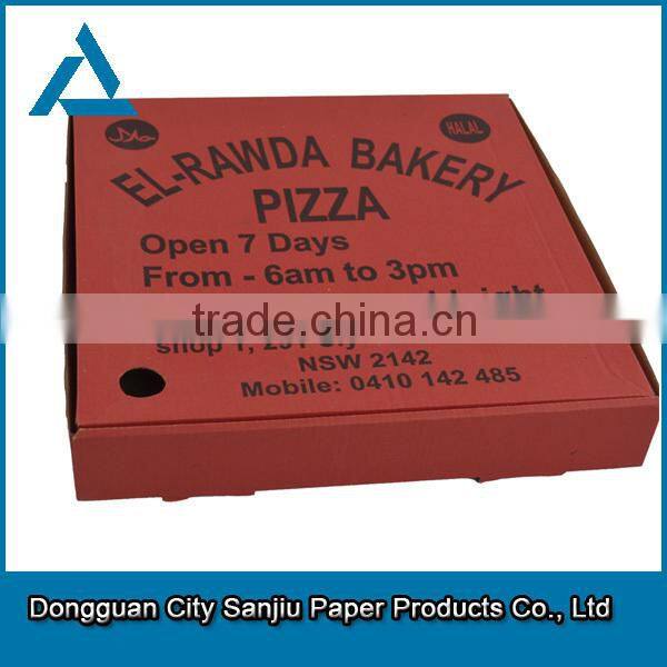customized printed pizza boxes with full color box pizza manufacturer