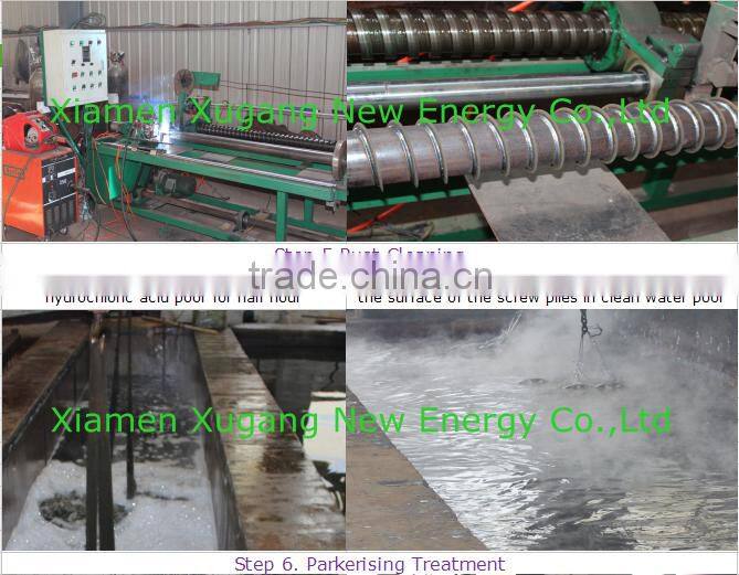 ground screw anchor for building foundation 1600mm