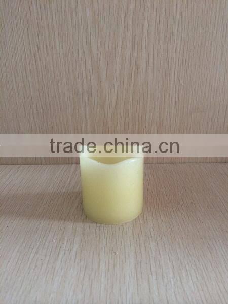 Wax Flameless LED Candles Melted Size: H 5cm dia 5cm - Silver