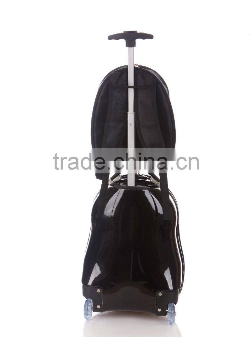 PC+ABS Hard Shell Cute Cartoon Crocodile Design Kids Travel Bags And Suitcase