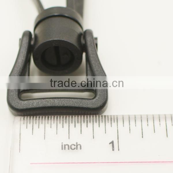 plastic removing black spring snap hook for backpack