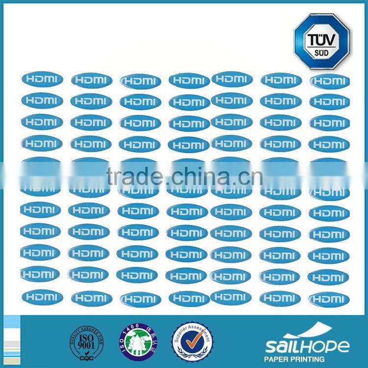 Customized new coming printing adhesive private sticker