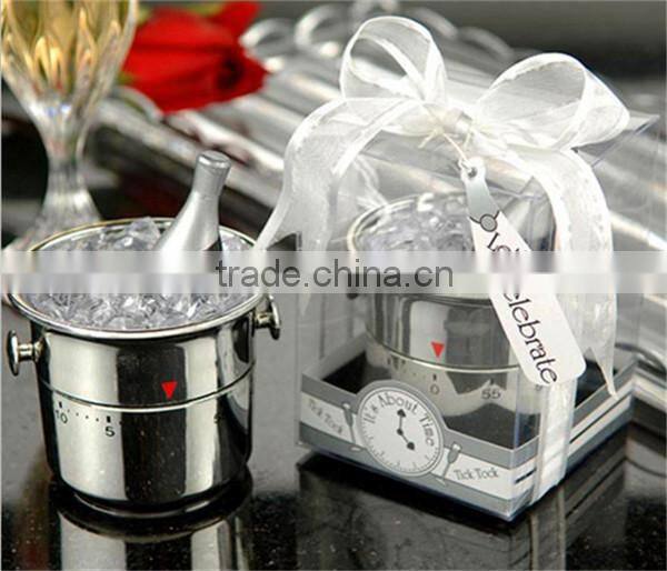 Creative Home Party Favor Champagne Bucket Timer For Bridal Shower Wedding Birthday Favour