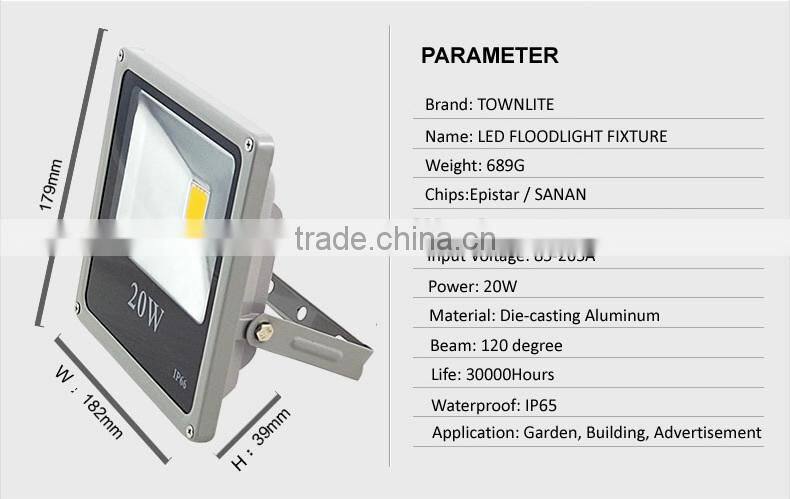 50w Slim outdoor led flood light, die cast aluminum led flood light