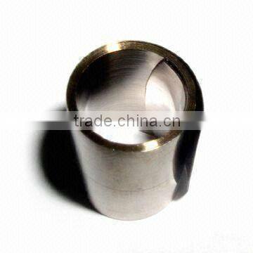 Copper-plated flat spiral spring