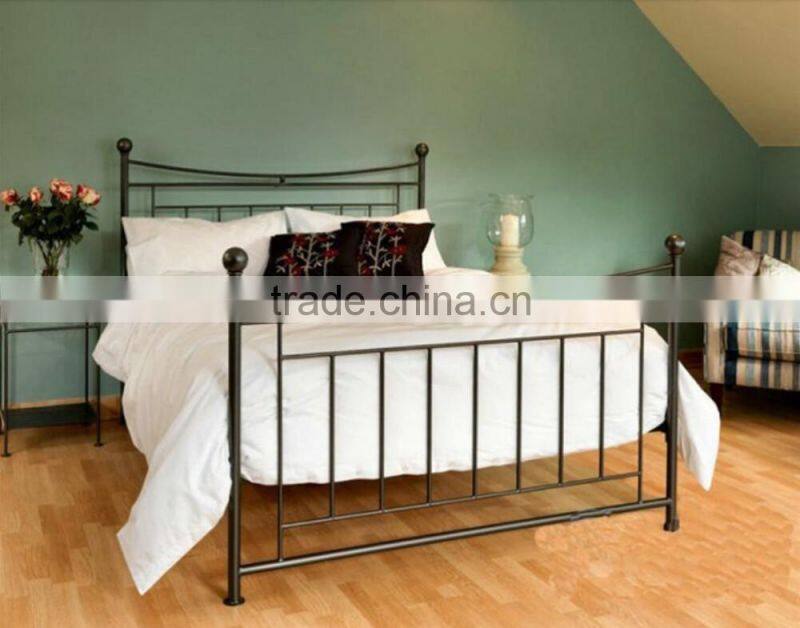 Contracted European style cheap unfold iron beddesigner stainless steel bed