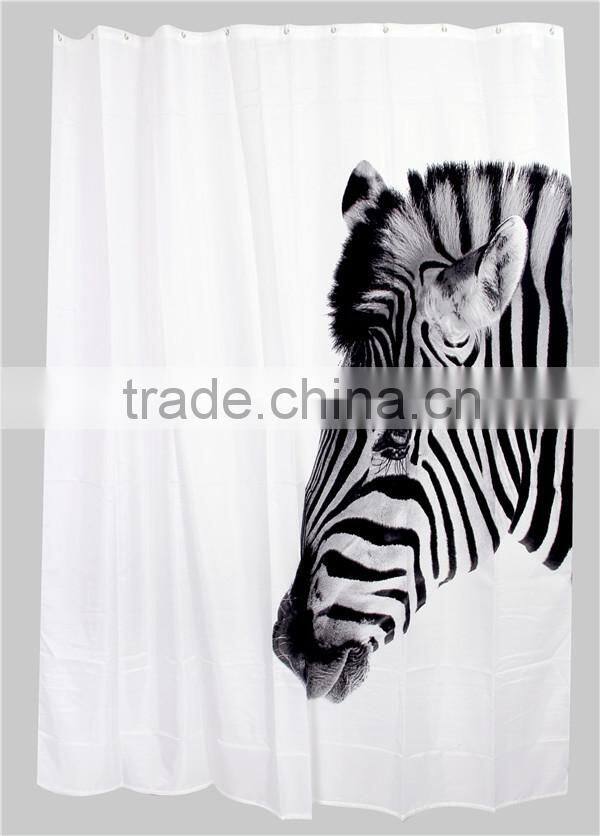 Printed Polyester Shower Curtain