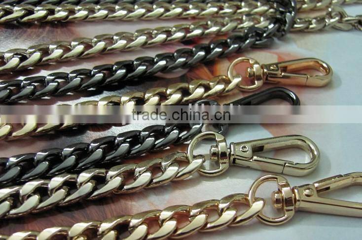 high quality metal bag chains with hook,handbag chain,bag accessories(Guangzhou)