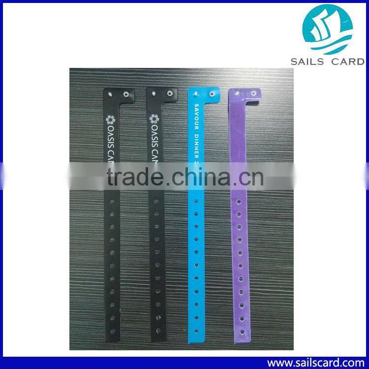 Hot selling disposable plastic wristband for hospital