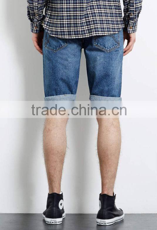 2015 High Quality Casual Pants Men's Famous Brand Denim Short Jeans (JXW1807)