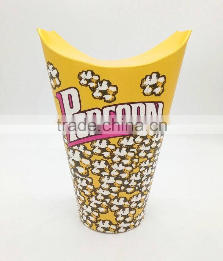 Customized 20oz Disposable Paper Popcorn Cup
