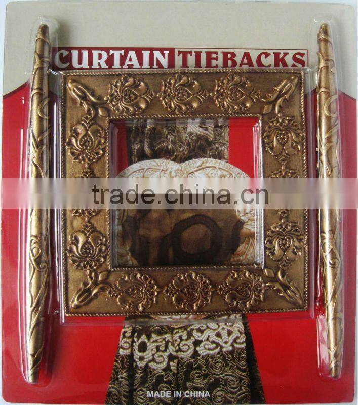 fancy design resin curtain tieback