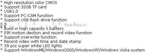 solar wall ight solar led garden light with hidden camera